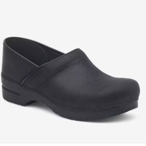 Dansko Black Professional Nursing Clog Sole